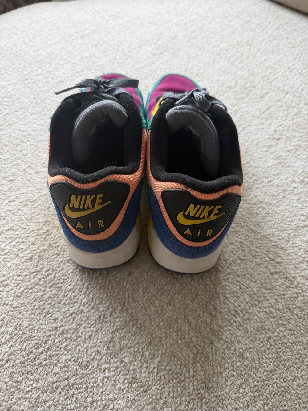 Nike Kids Multicolor Colorblock Athletic Sneakers - Picture 4 of 5